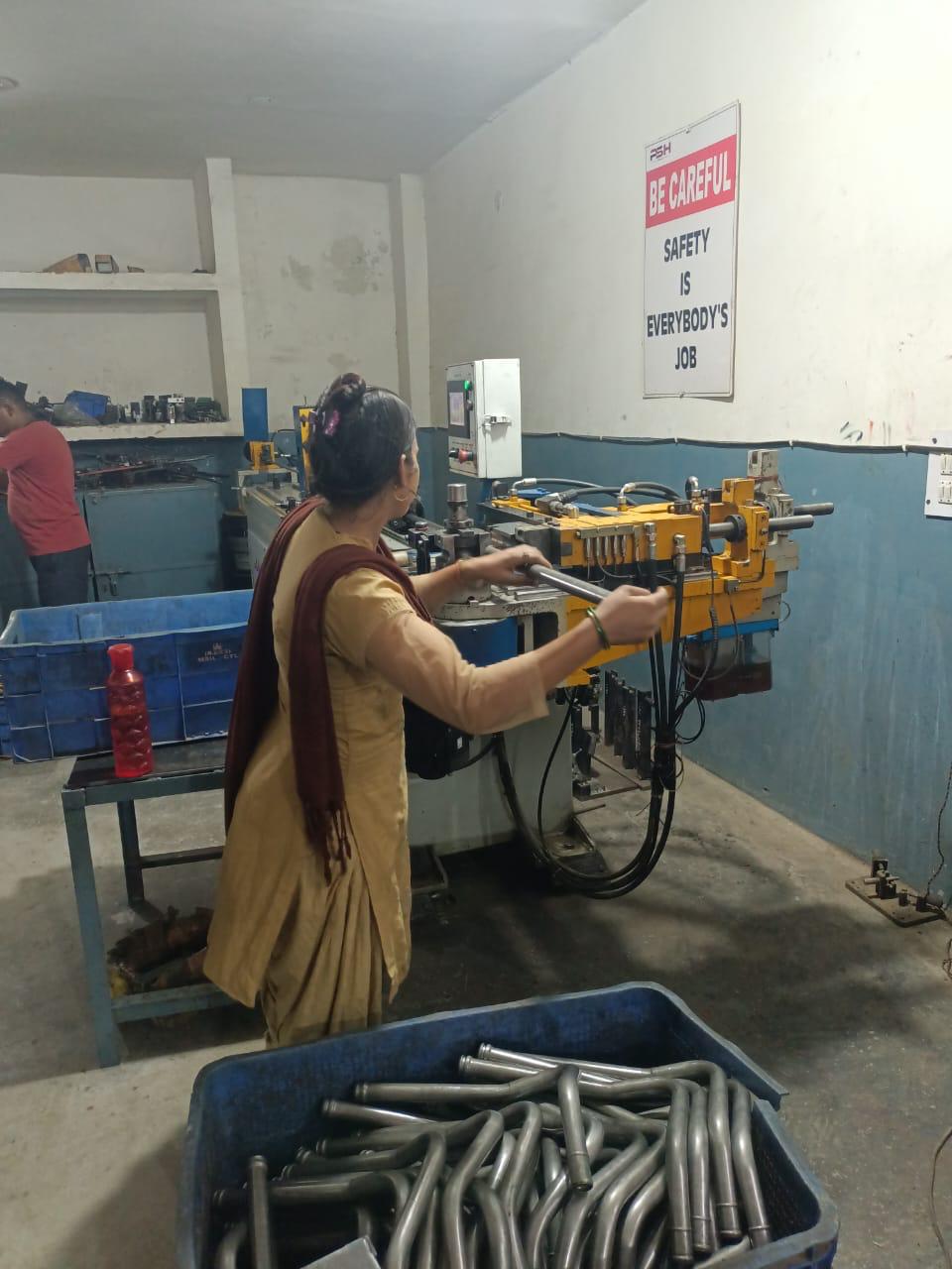 Hydraulic Tube Swaging & End-Forming Bay