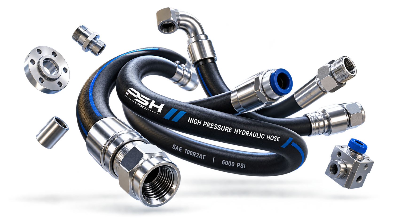 PSH High Pressure Hydraulic Hose Assemblies & Precision Engineering Parts